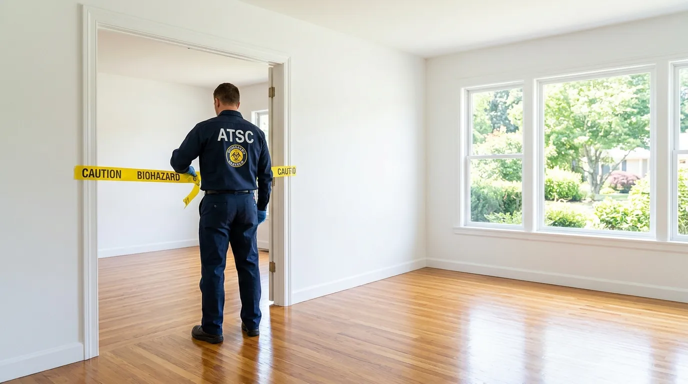 Certified biohazard cleanup crew performing Trauma Scene Cleanup in Jasmine Estates